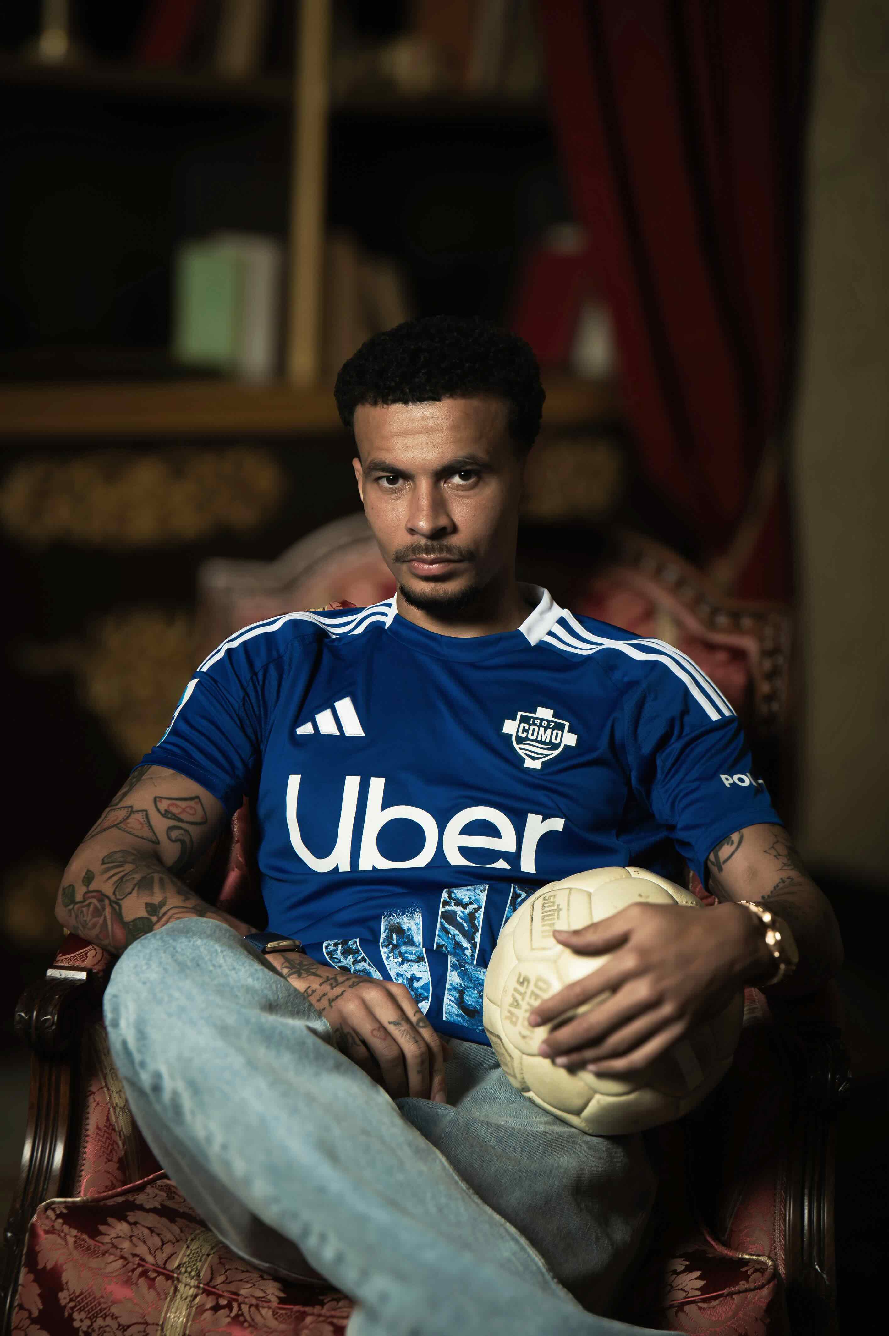 Camisa Como 24/25 Home Masculina Modelo Torcedor Azul